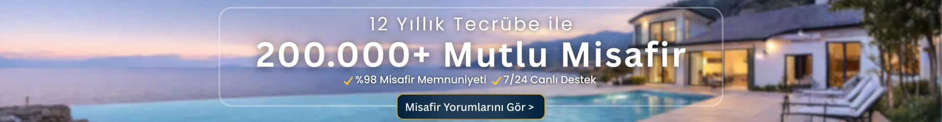 12 Yılda 5.000+ Mutlu Misafir | Akdenizvillam