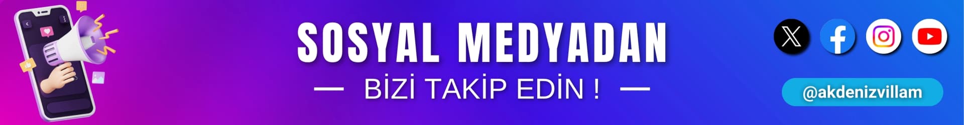 Sosyal Medya - Akdenizvillam