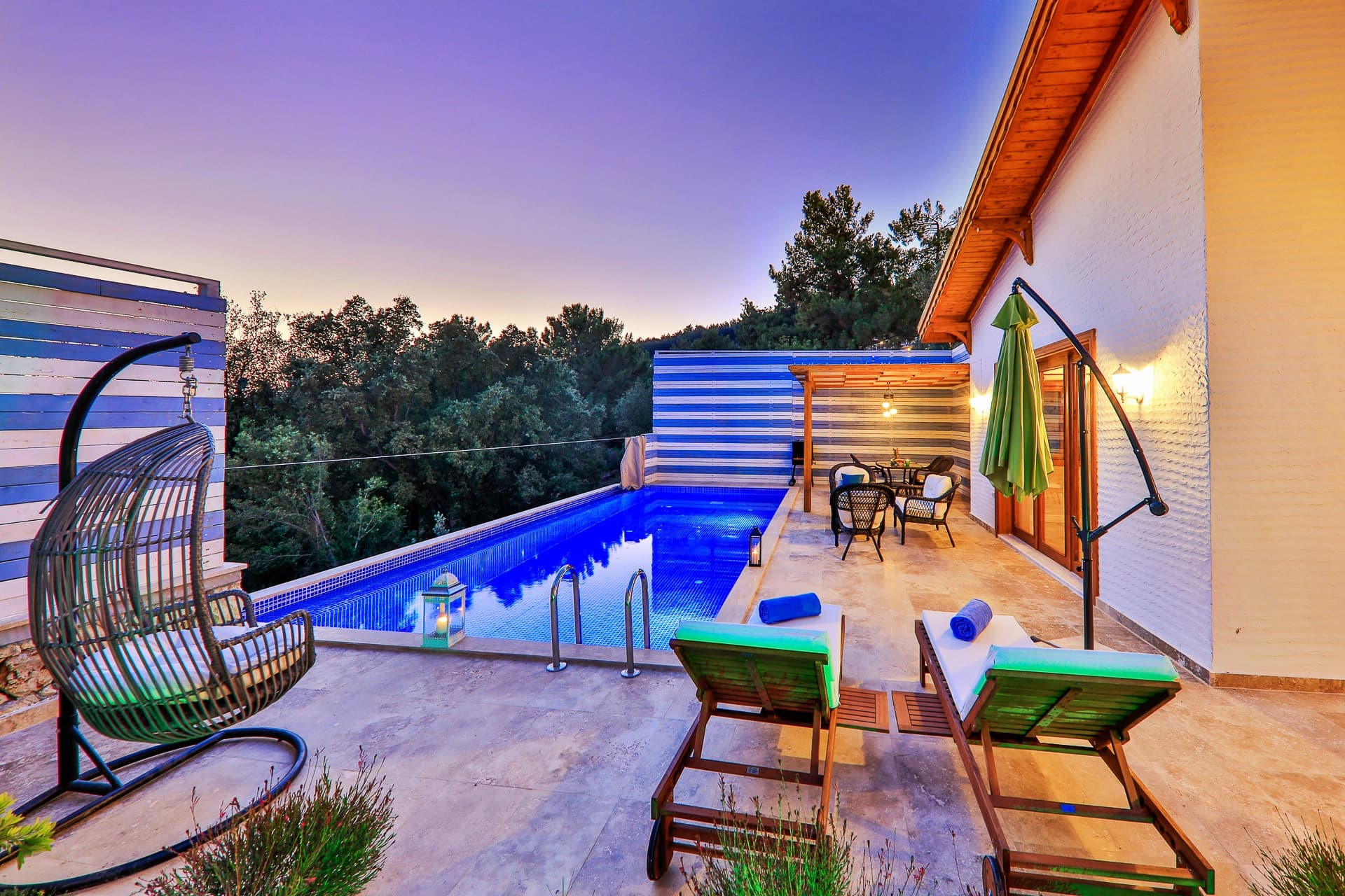 Villa Sunset 3 Korunaklı Havuz 45