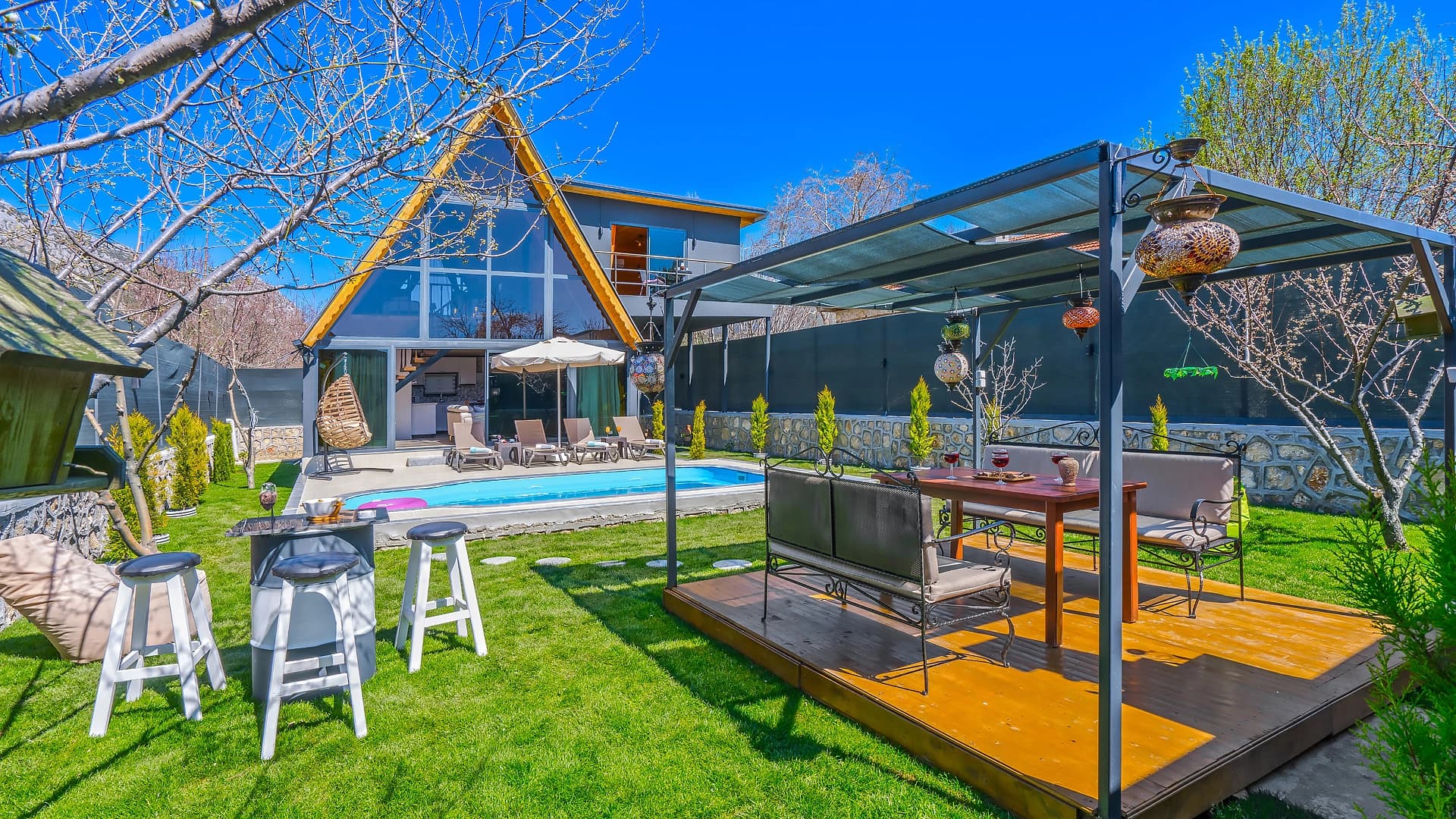 Villa Doğanay Bezirgan Korunaklı Havuz 19