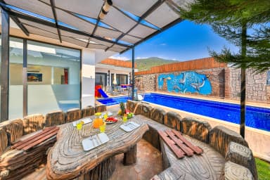 Villa Şeftali Korunaklı Havuz 10