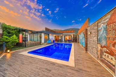 Villa Şeftali Korunaklı Havuz 24